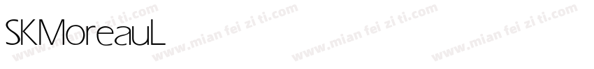 SKMoreau Light字体转换